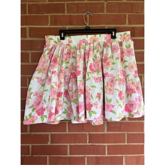 Vintage Style Plus Size Flower Skirt - Picture 4 of 4